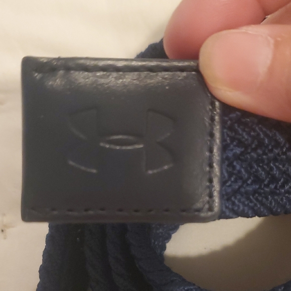 Under Armour Blue and Silver Woven Belt - Picture 3 of 4